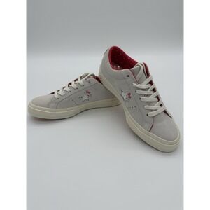 Converse Hello Kitty x One Star Suede Top Low White-Size 6.5-Rare Collaboration